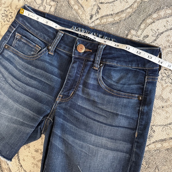 American Eagle Midi Jean Shorts • AEO Denim x Cafe - Picture 4 of 7